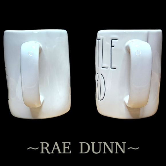 Rae Dunn pair of coffee mugs 'Hustle Hard' & 'Girl Boss' - Picture 2 of 9